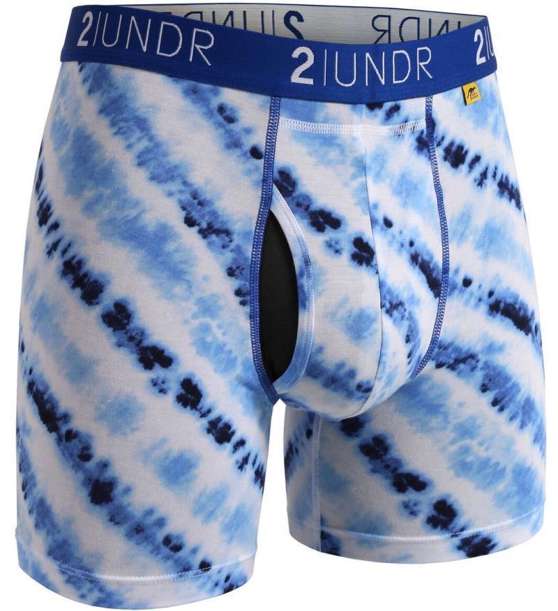 Swing Shift Boxer Briefs, 6" Inseam - Print - Mens - tide eye 1