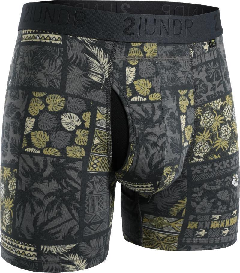Swing Shift Boxer Briefs, 6" Inseam - Print - Mens - tonga 1