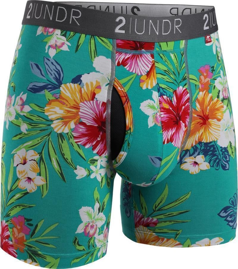 Swing Shift Boxer Briefs, 6" Inseam - Print - Mens - turks 1