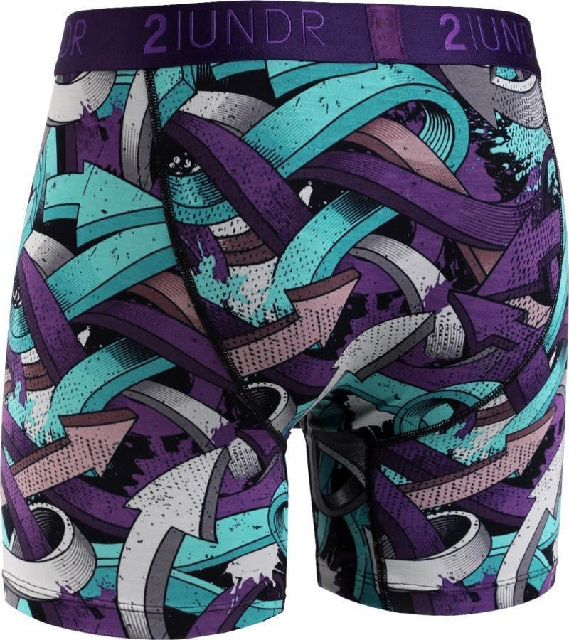 Swing Shift Boxer Briefs, 6" Inseam - Print - Mens - way2go 1