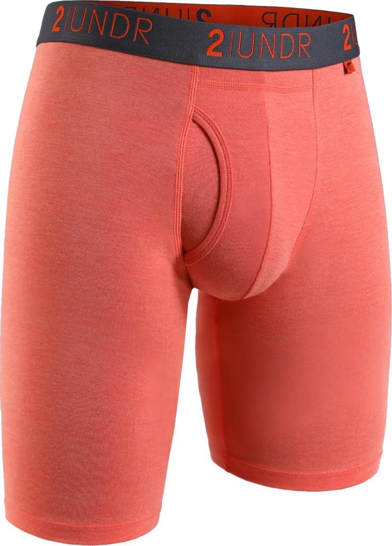 Swing Shift Long Leg, 9" Inseam, Heathered - Mens - coral 1