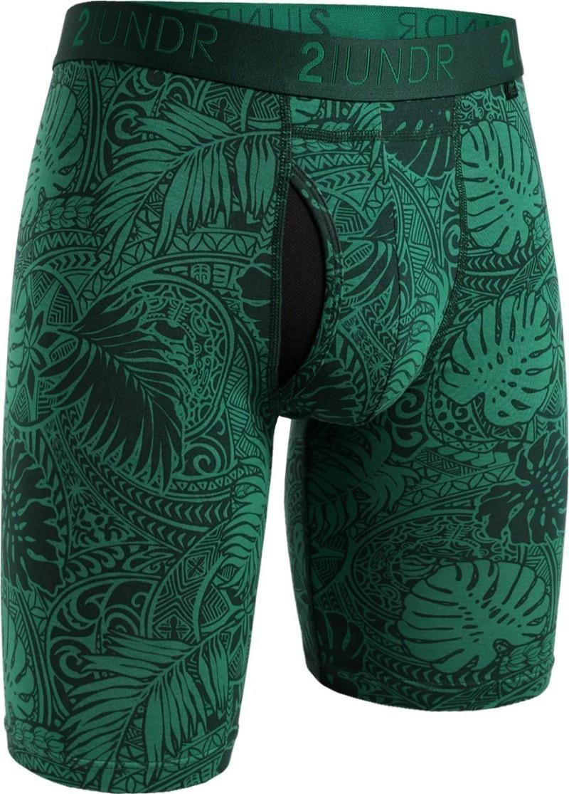 Swing Shift Long Leg, 9" Inseam, Print - Mens - coastal green 1
