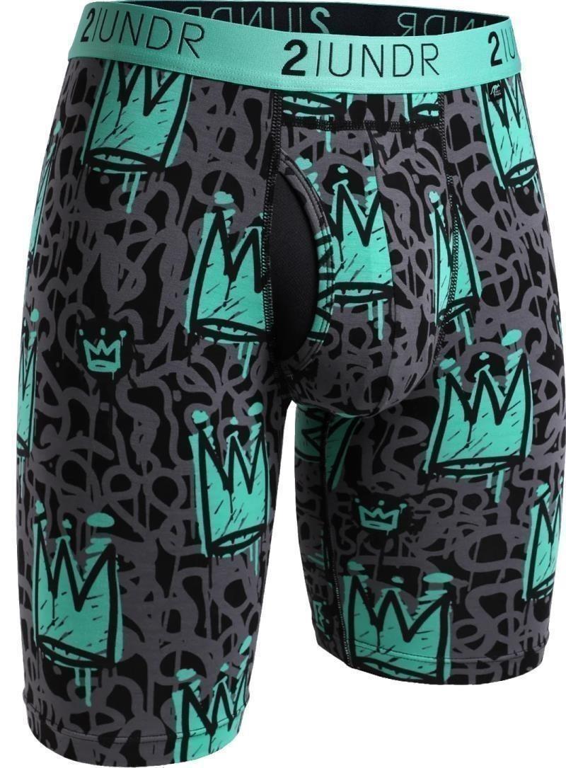 Swing Shift Long Leg, 9" Inseam, Print - Mens - crowns 1