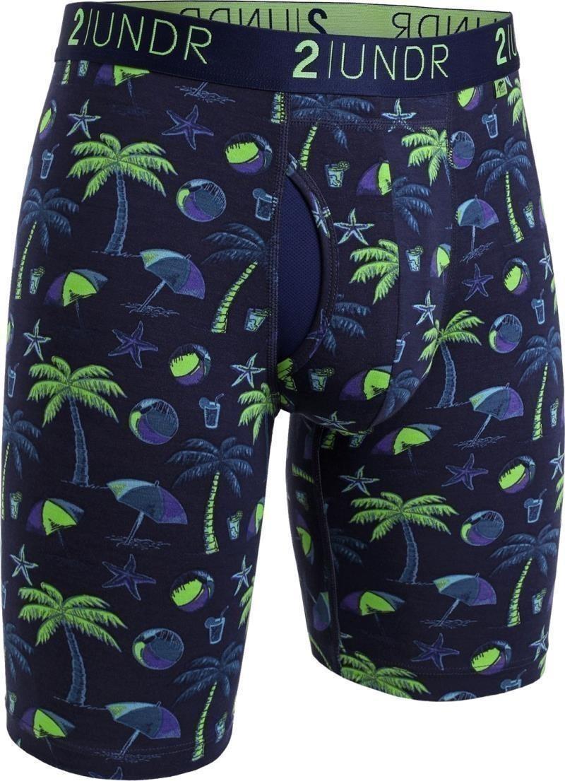 Swing Shift Long Leg, 9" Inseam, Print - Mens - midnite oasis 1