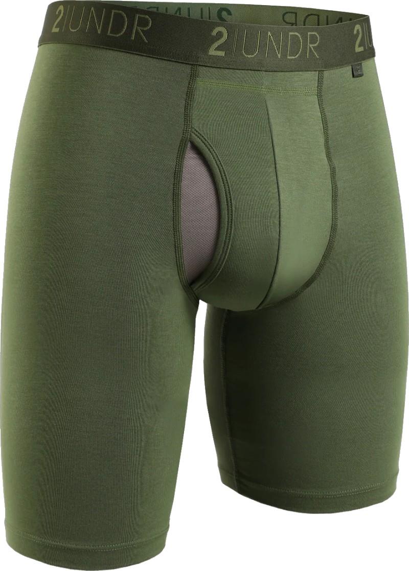 Swing Shift Long Leg, 9" Inseam, Solid - Mens - army green 1