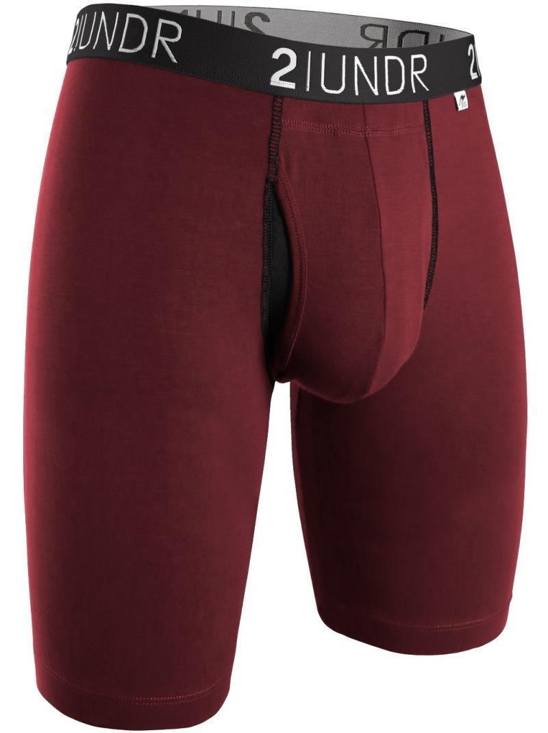 Swing Shift Long Leg, 9" Inseam - Solid - 4XL-5XL - Mens - Burgundy 1