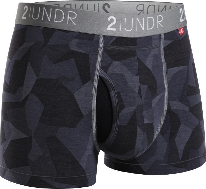 Swing Shift Trunks, 3" Inseam - Camo - Mens - black camo 1