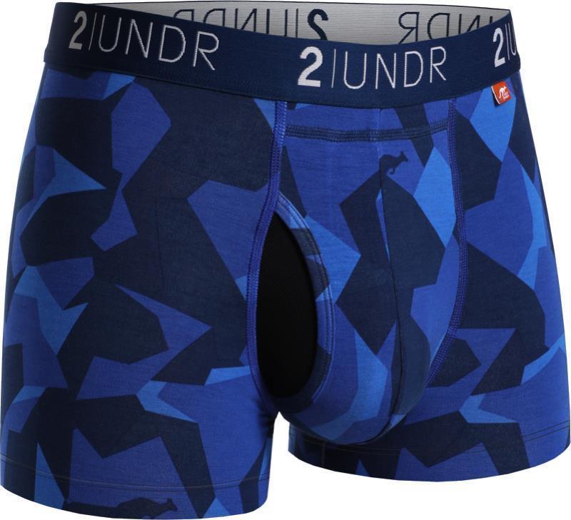 Swing Shift Trunks, 3" Inseam - Camo - Mens - blue camo 1