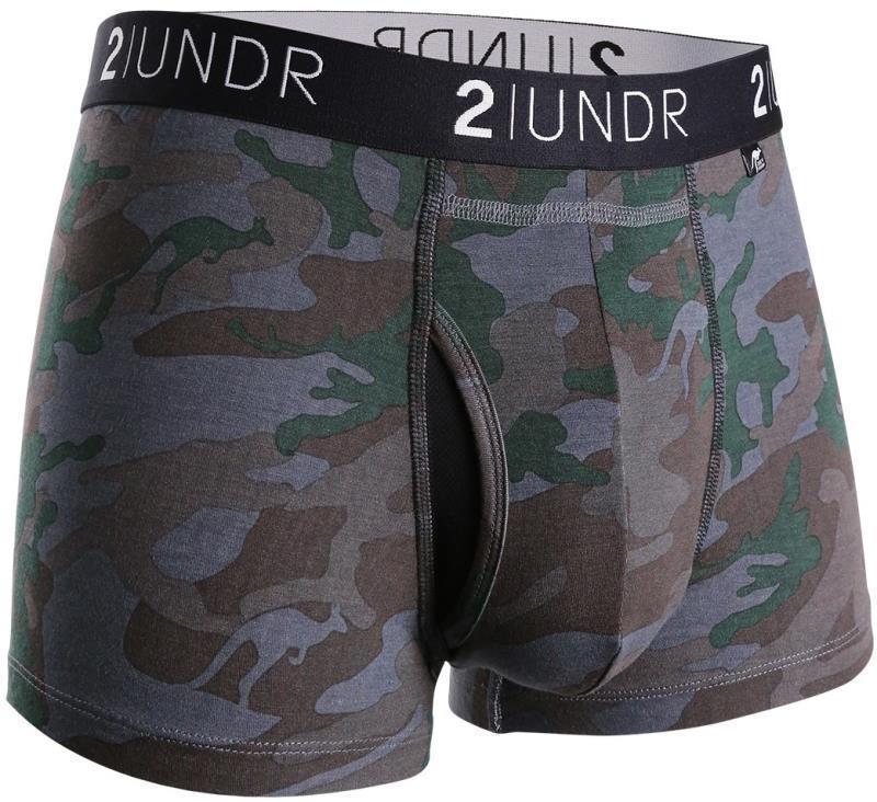 Swing Shift Trunks, 3" Inseam - Camo - Mens - dark camo 1