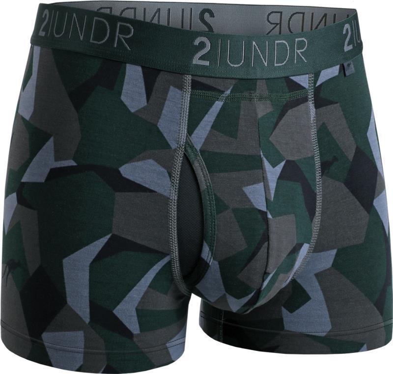 Swing Shift Trunks, 3" Inseam - Camo - Mens - forest camo 1