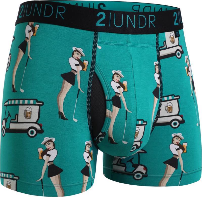 Swing Shift Trunks, 3" Inseam - Print - Mens - cart girl 1