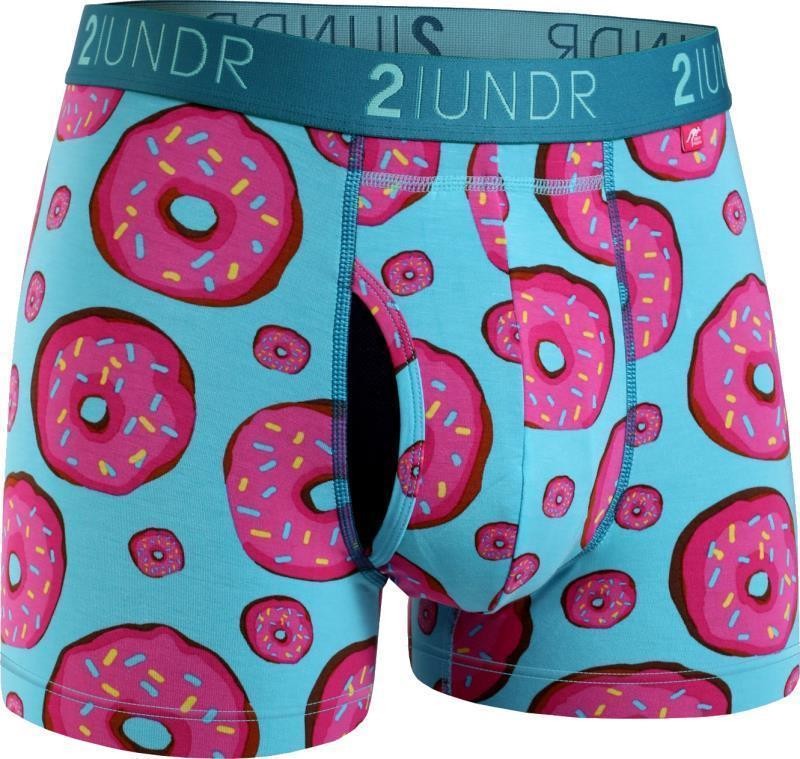 Swing Shift Trunks, 3" Inseam - Print - Mens - donuts 1