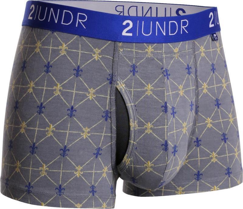 Swing Shift Trunks, 3" Inseam - Print - Mens - grey poupon 1