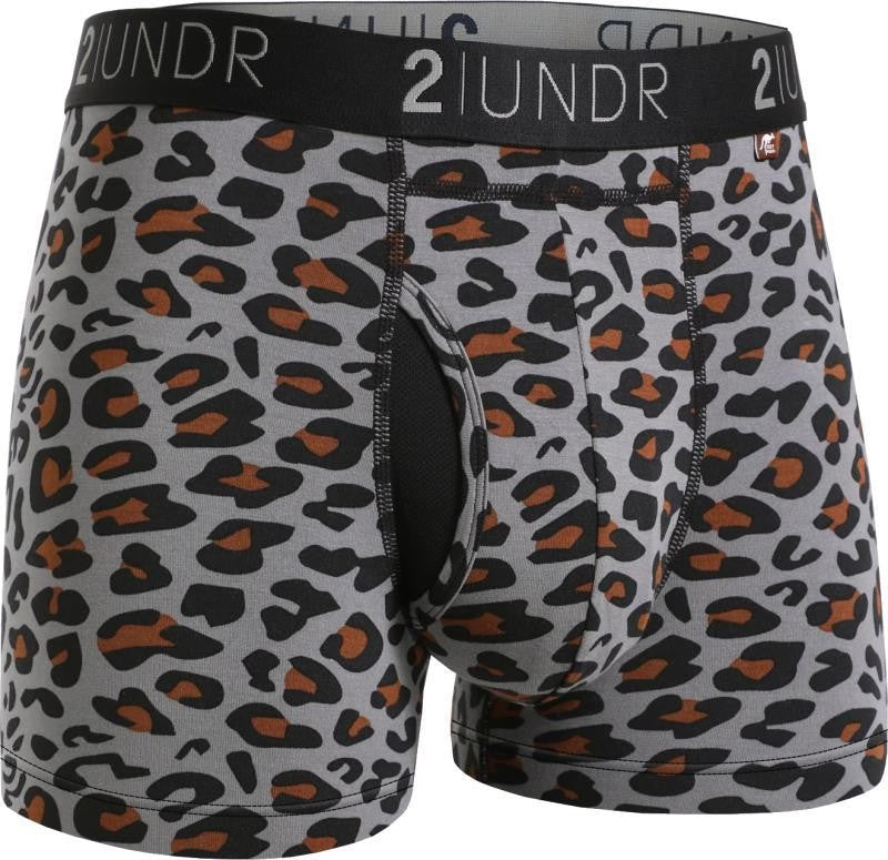 Swing Shift Trunks, 3" Inseam - Print - Mens - leopard 1
