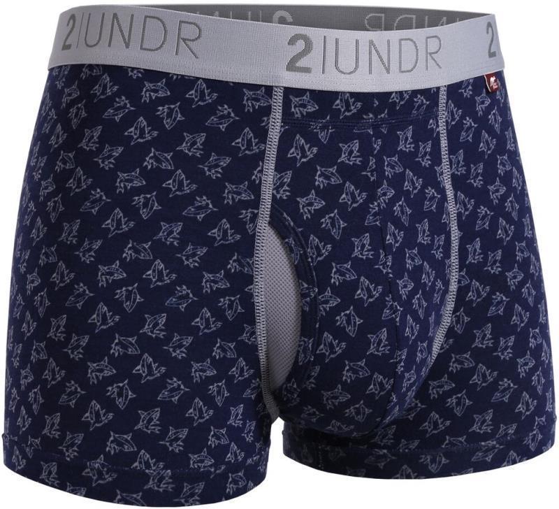 Swing Shift Trunks, 3" Inseam - Print - Mens - sharks 1