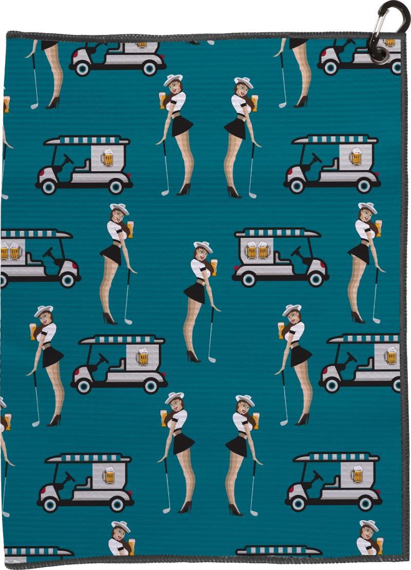 Towels - Print - cart girl 1