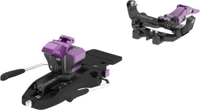 Crest 8 Tour Bindings - Black / Purple 3