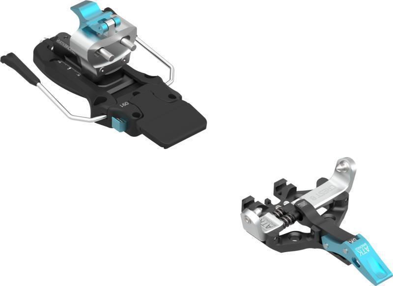 Crest 8 Tour Bindings - Black / White / Light Blue 2