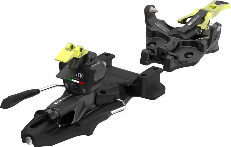Freeraider 15 Evo Bindings - Black / Yellow 2