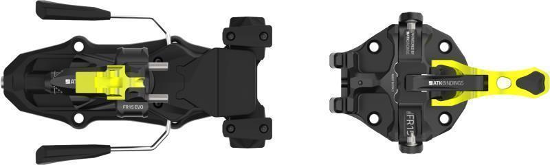 Freeraider 15 Evo Bindings - Black / Yellow 3