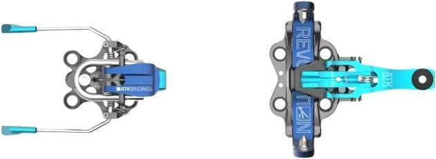 Revolution 2023 WC LT RC Bindings with Brake - Blue / Titanium 3
