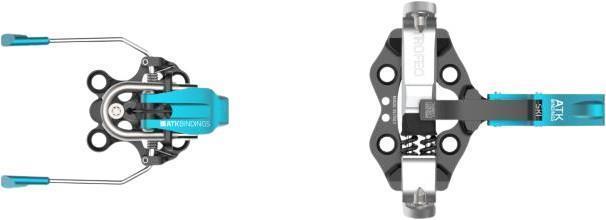 Trofeo 2023 WC LT RC Bindings with Brake - Black / White / Light Blue 1