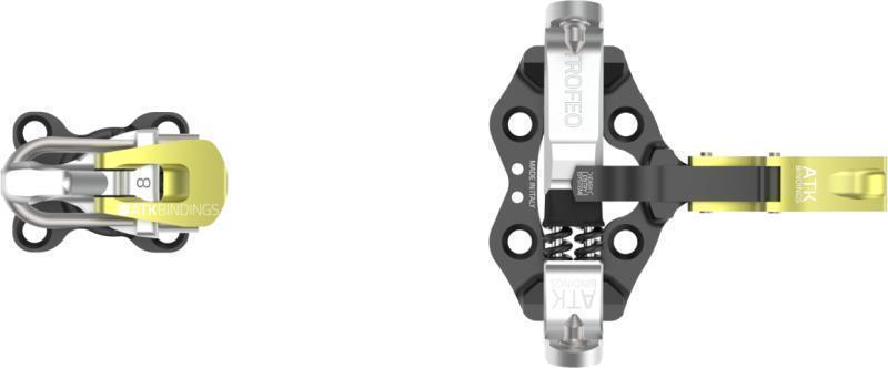Trofeo 4 Race Bindings - Black / White / Yellow 3
