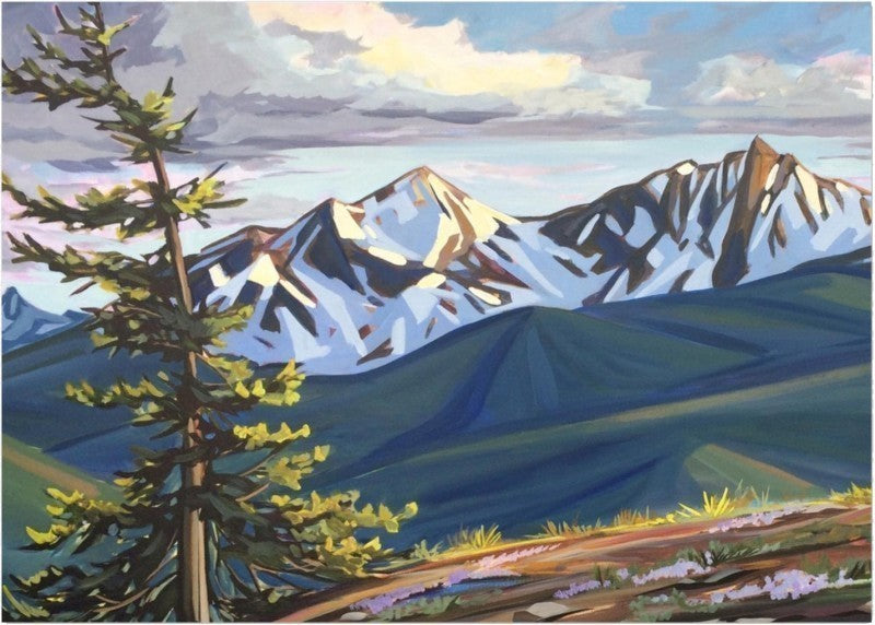 Abby Wilson Greeting Cards - last of the light 1