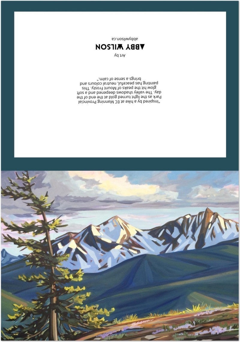 Abby Wilson Greeting Cards - last of the light 1
