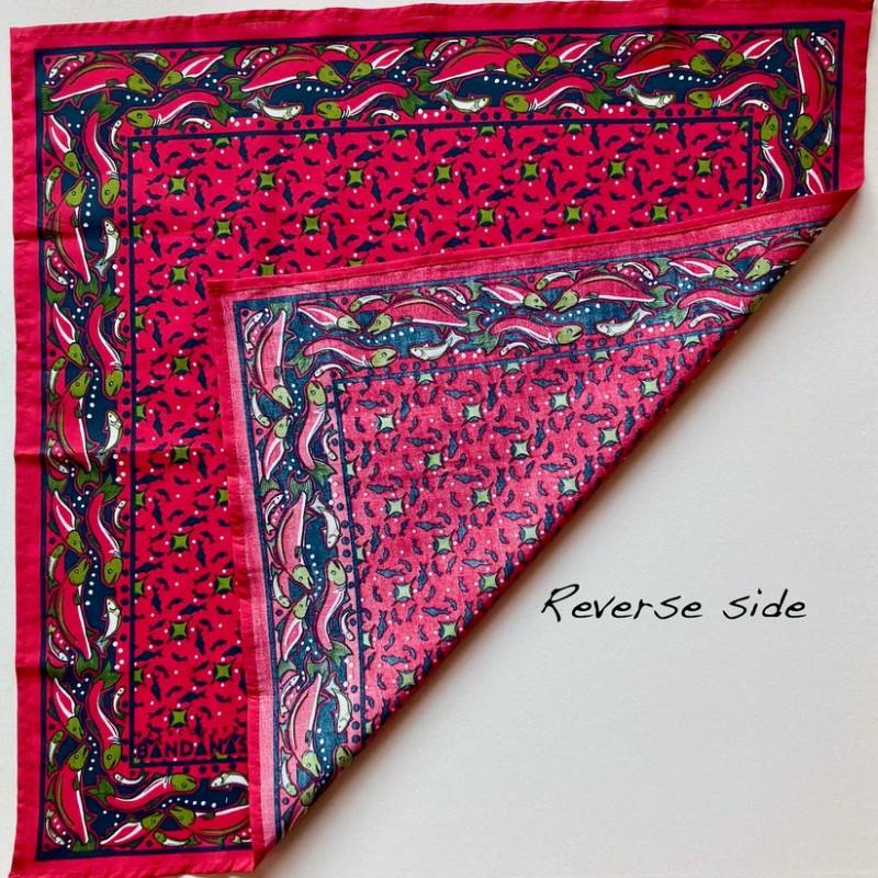 Backcountry Bandana - swimming salmon 1