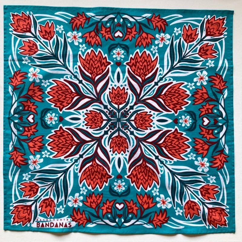 Backcountry Bandana - wild paintbrush 1