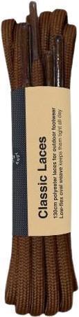Classic Oval Laces - 63" / 160cm - Brown 1