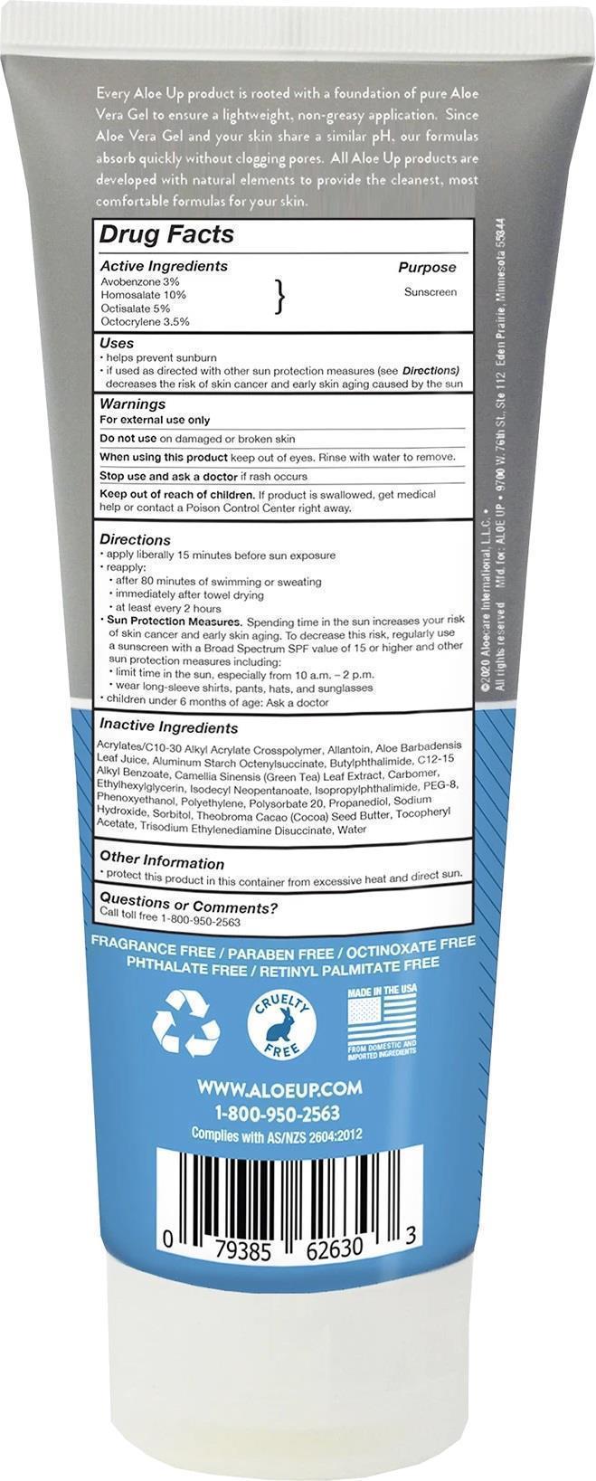 Aloe Up  Sport SPF 30 Lotion - 6oz - Not Applicable 2