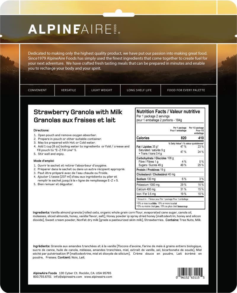 Strawberry Granola w/ Milk - Not Applicable 2