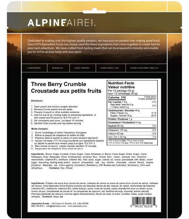 Three Berry Crumble - Not Applicable 3