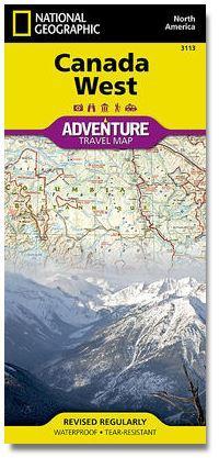 National Geographic Adventure Map: Canada West  - Not Applicable 1