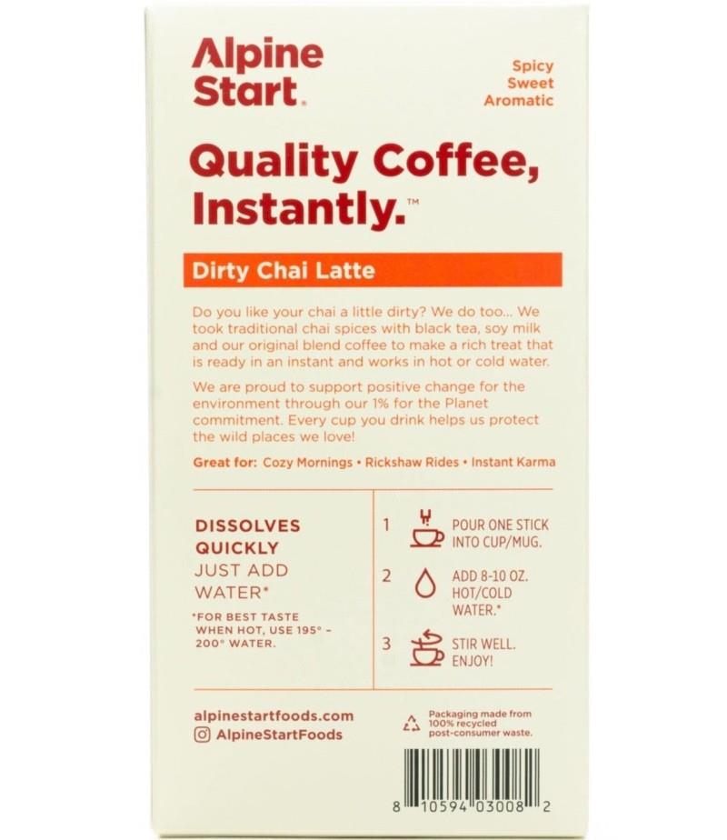 Alpine Start - Dirty Chai Latte - 5 Pack - not applicable 1