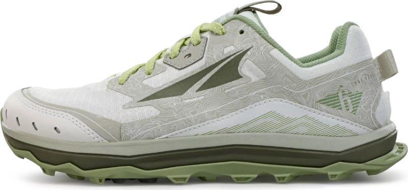 Lone Peak 6 - Womens - White / Green 1