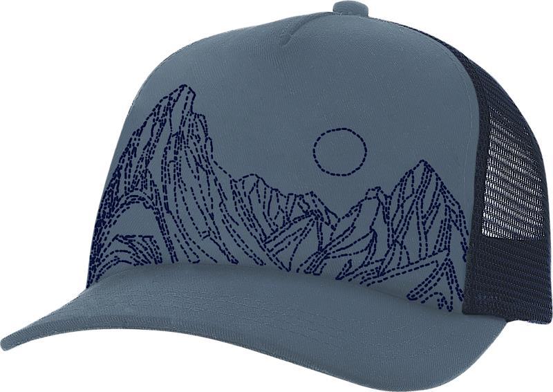 Alpine Lines - slate blue 1