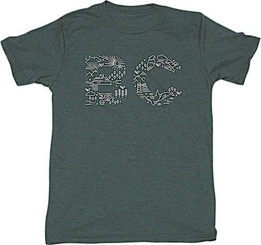 BC T-Shirt - Unisex - heather green 1