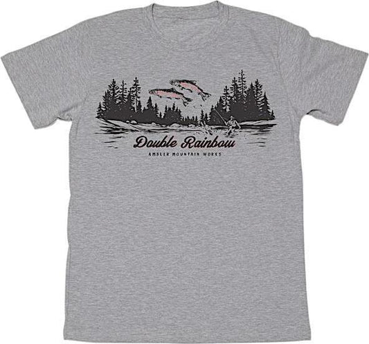 Double Rainbow T-Shirt - Mens - heather ash 1