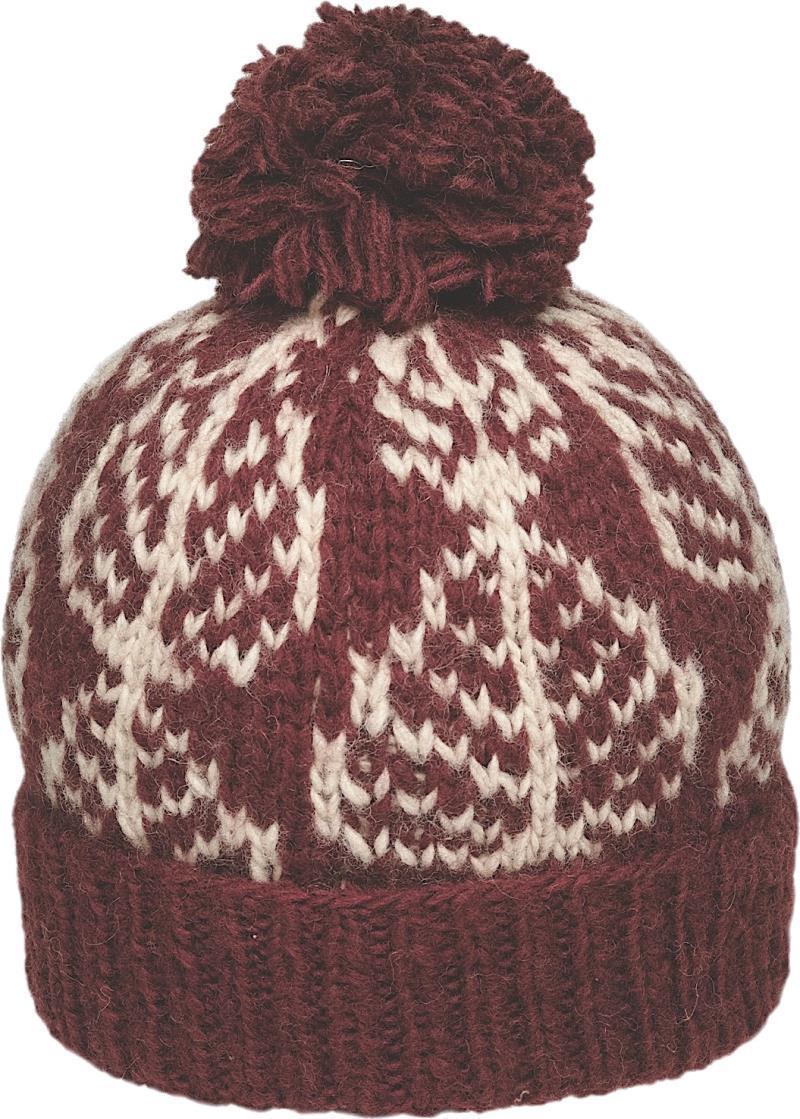 Leaf - Womens - Burgundy 1