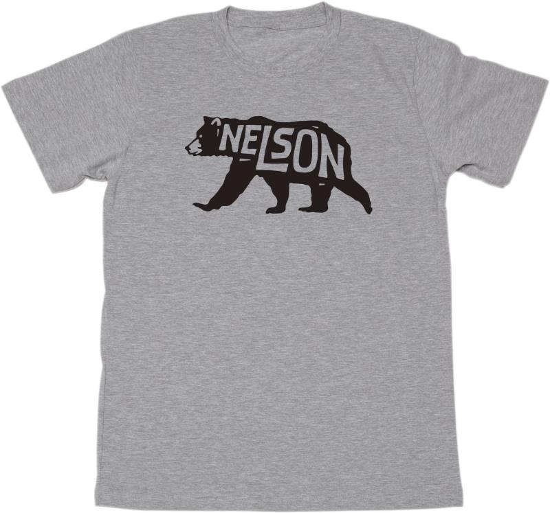Nelson Bear T-Shirt - Mens - heather grey 1