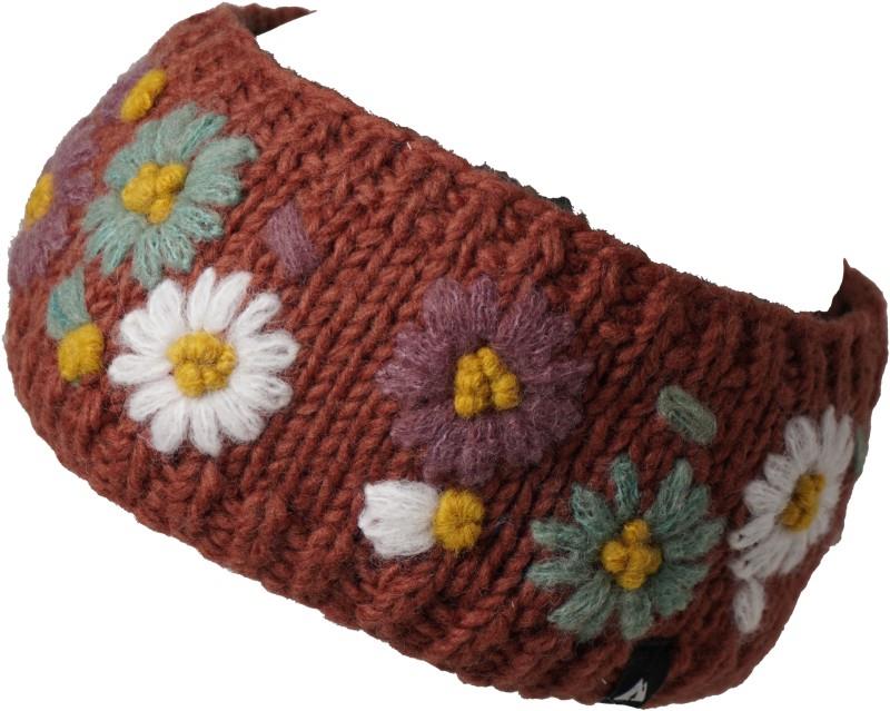 Petal Headband - Womens - brick 1