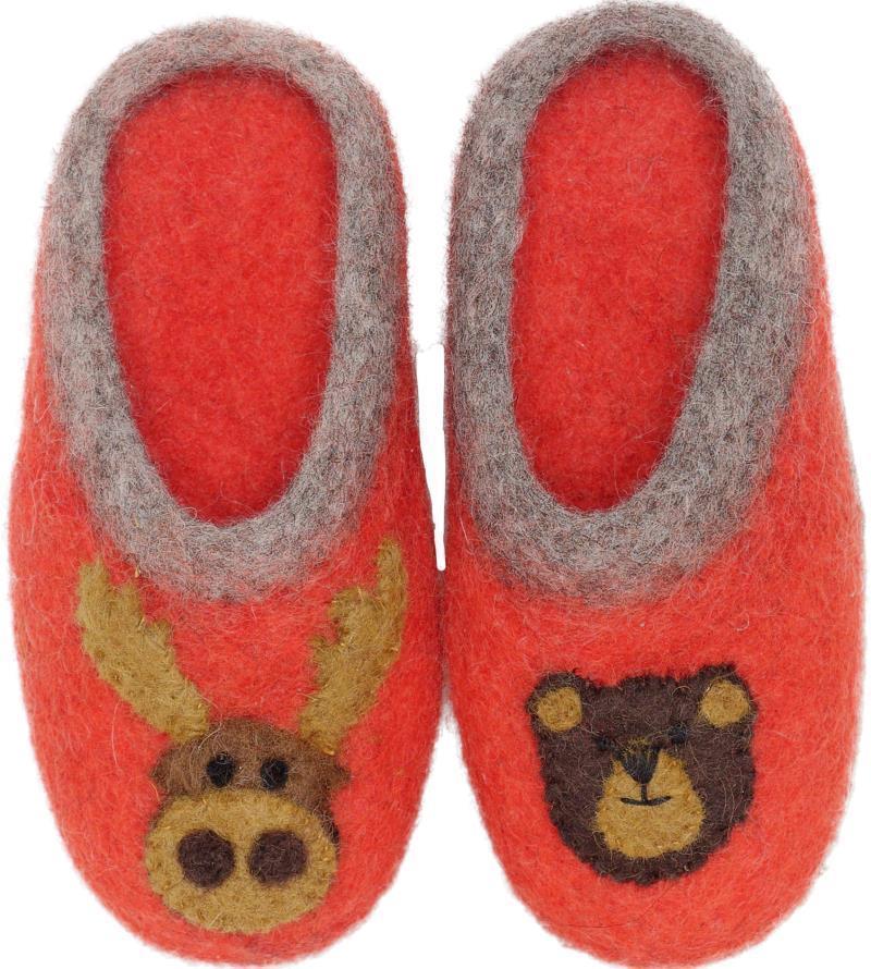 Slocan Slipper - Kids - tomato 1