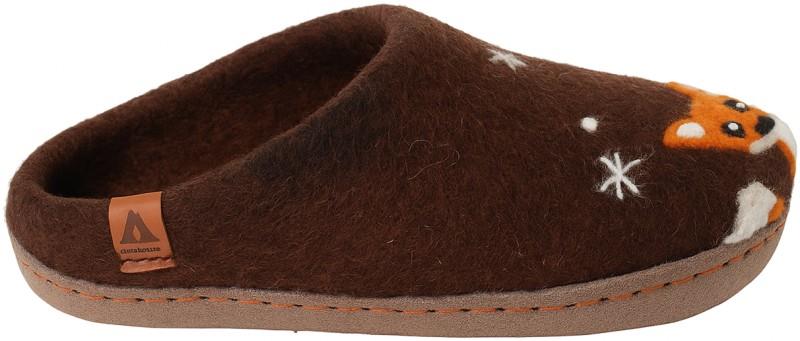Slocan Slippers - Kids - heather brown 1