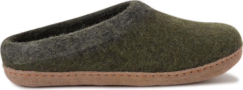 Slocan Slippers - Unisex - Heather Green 1