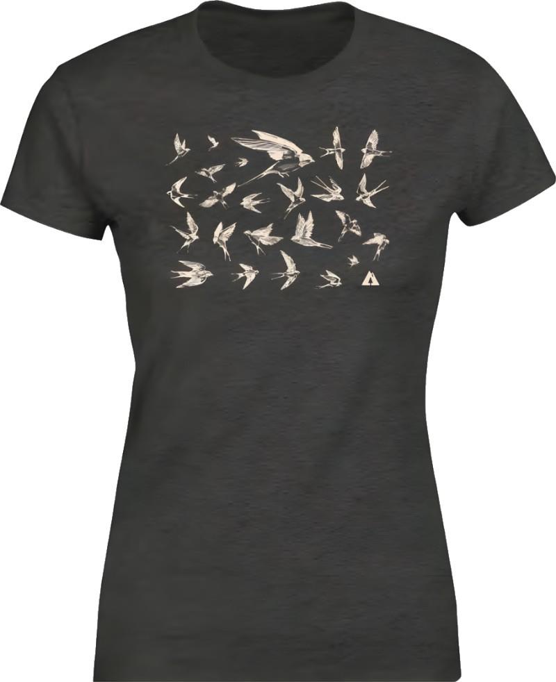 Sparrows T-Shirt - Womens - heather charcoal 1