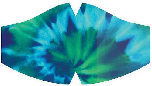 Tiedye Mask - Kids - Blue 1