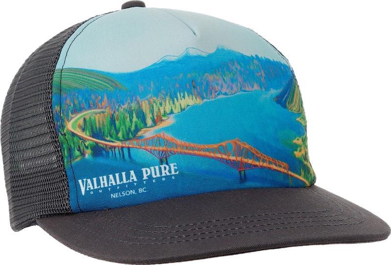 VPO Nelson Mesh Trucker - Big Orange Bridge - Charcoal 1
